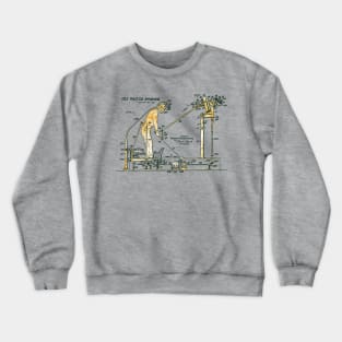 Golfing Practice - Patent Design Crewneck Sweatshirt